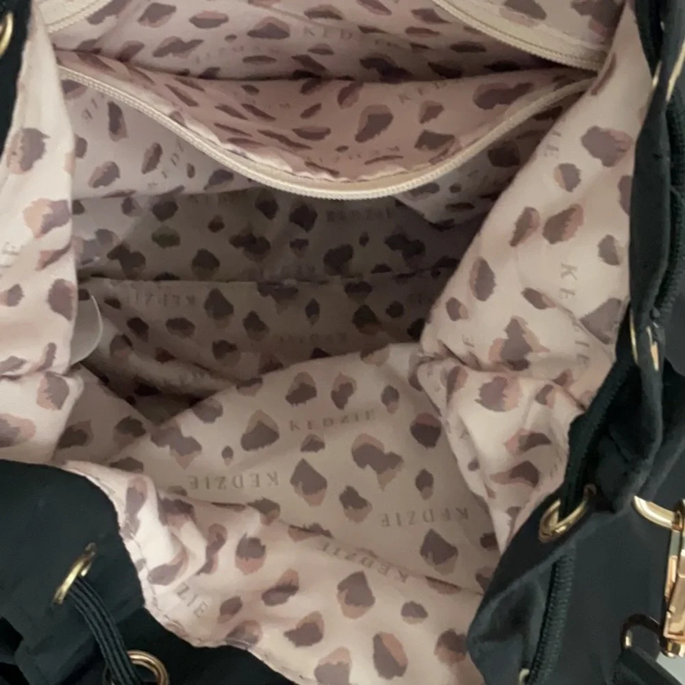 Kenzie black and gold purse - can be worn 3 ways! NWOT!